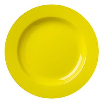 SIMPLA 玉米田 天然玉米生質材料 大圓盤  黃色  25.5cm  1個