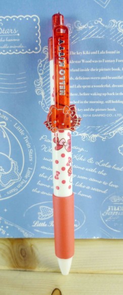【震撼精品百貨】Hello Kitty 凱蒂貓~KITTY原子筆-蝴蝶結圖案-紅色