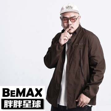 【胖胖星球】中大尺碼‧機能雙拉鍊防潑水外套  2XL~8XL‧加大【FA2502】