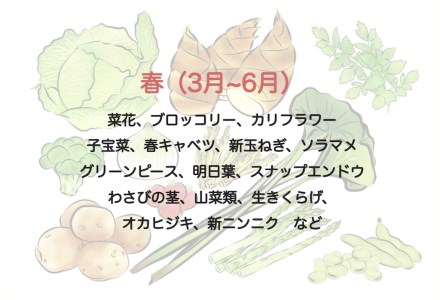 湯の花　旬の野菜セット