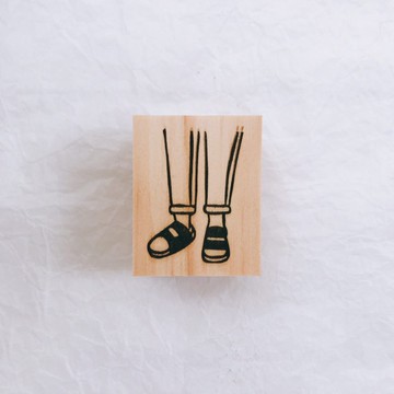 L號-散步系列手工印章-003