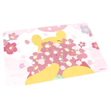 收納王妃 櫻花珪藻土地墊  60 x 39 x 0.9cm  花束維尼  1個