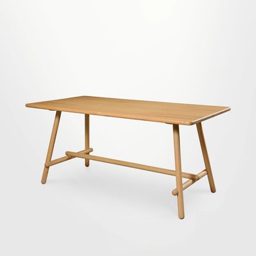 【D3原木家居】Enso北美橡木方桌-140/160cm