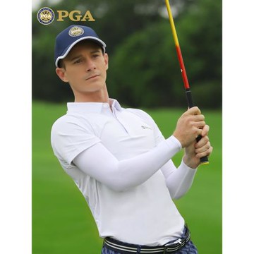 美國PGA高爾夫袖套男冰絲防曬袖套高彈涼感面料舒適透氣防紫外線