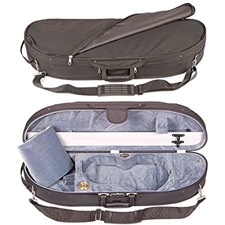 Bobelock Half Moon 1047 Black Gray Violin Case