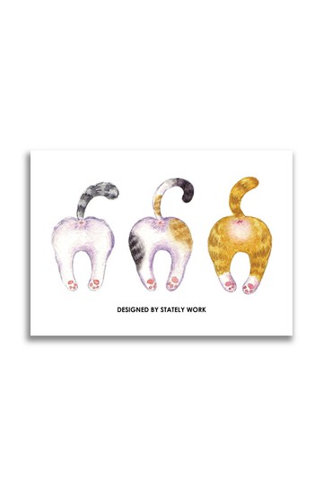 statelywork 貓PIPI 明信片