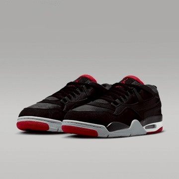 【NIKE】Air Jordan 4 RM 男 運動鞋 休閒鞋 復古籃球鞋 氣墊 緩震 黑紅 FQ7939-061