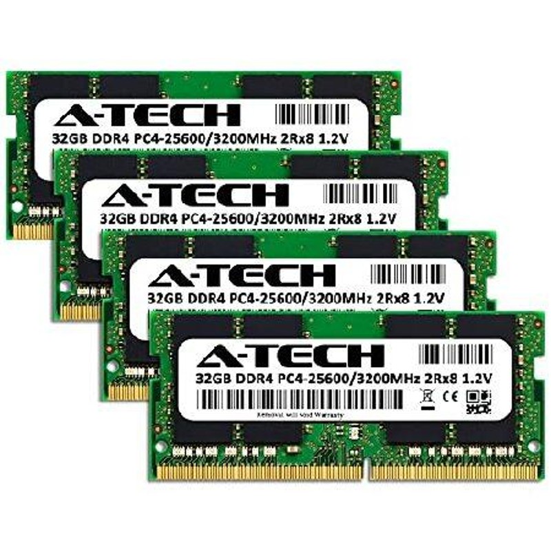 お洒落 A-Tech 64 Modules GB DDR4 (4 x RAM 16 GB) PC4-25600 DDR 4