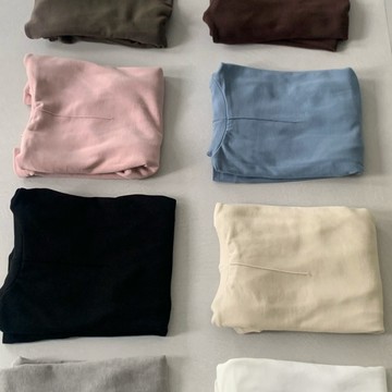 ATTENTION-幸福泡泡!8色小細節內刷毛打底衣