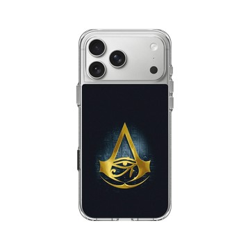 iPhone 17 Pro Max Clear Case（相機按鈕） 透明 - Assassin's Creed - Origins Logo
