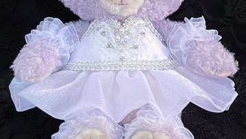 超人氣兔子玩偶專用芭蕾舞伶服裝 白色紗裙 ver