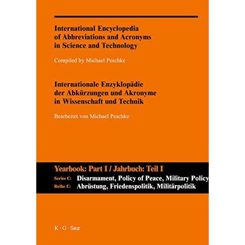 International Encyclopedia of Abbreviations and Acronyms in Science and Tec