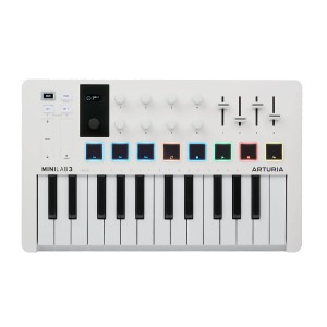 Arturia MIDI キーボード コントローラー MiniLab ホワイト