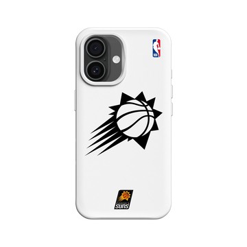 iPhone 16 SolidX 白 - NBA - B&W-鳳凰城太陽 Phoenix Suns B&W