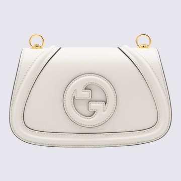 Gucci White Leather Blondie Shoulder Bag