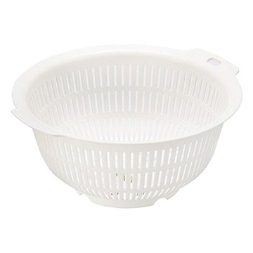 inomata 蔬果瀝水籃  白色  不適用  1個