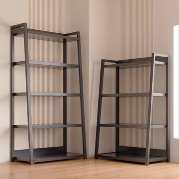 免運 家用貨架 倉儲貨架 置物架落地多層收納架梯形架子家用陽臺客廳臥室簡易書架鐵藝靠墻 可開發票 全館八折 工廠現貨直銷 新品特價 h9027