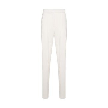 Max Mara - White Stretch Galles Pants