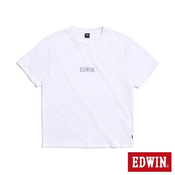 EDWIN 男裝 空間剖面短袖T恤 (白色)