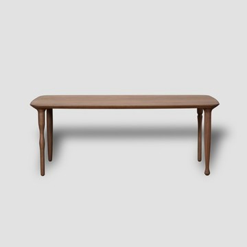 ARTISAN Pasha 變化桌腳餐桌 胡桃木 200cm