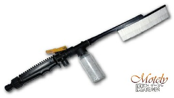 《魔特萊》通水型超柔軟泡沫洗車刷-極細軟毛清潔刷+泡沫罐設計 洗車不傷車身