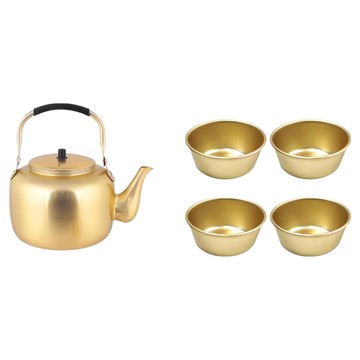 PAULUS 馬格利米酒壺 + 米酒碗組 鋁鎂鋼材質 耐熱5-100°C  附蓋米酒壺 + 米酒碗  1組