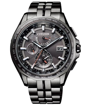 CITIZEN星辰錶 AT9097-54E 衝鋒時機光動能電波金屬腕錶 黑 43mm｜樂天全館特惠中★指定刷卡回饋10%