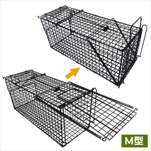 ≪代引不可≫要免許 捕獲器 防獣 アニマルキャッチャー M型 1台 国華園