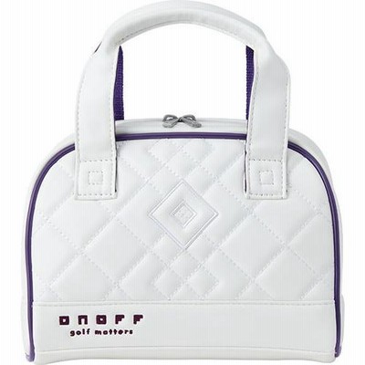オノフ ラウンドバッグ(ホワイト×パープル) ONOFF Round Bag OA7921-01 返品種別A