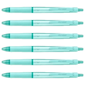 PILOT 百樂 Acroball T系列 輕油筆 0.3mm  綠色  6支