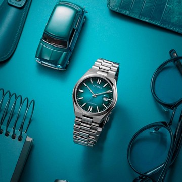 CITIZEN 星辰 Mechanical 漸層藍 機械錶/NJ0151-88X/40mm