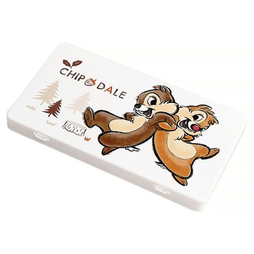 【Disney迪士尼】口罩隨身收納盒-拉手奇奇蒂蒂 （18.4x10.4x1.5cm） _廠商直送