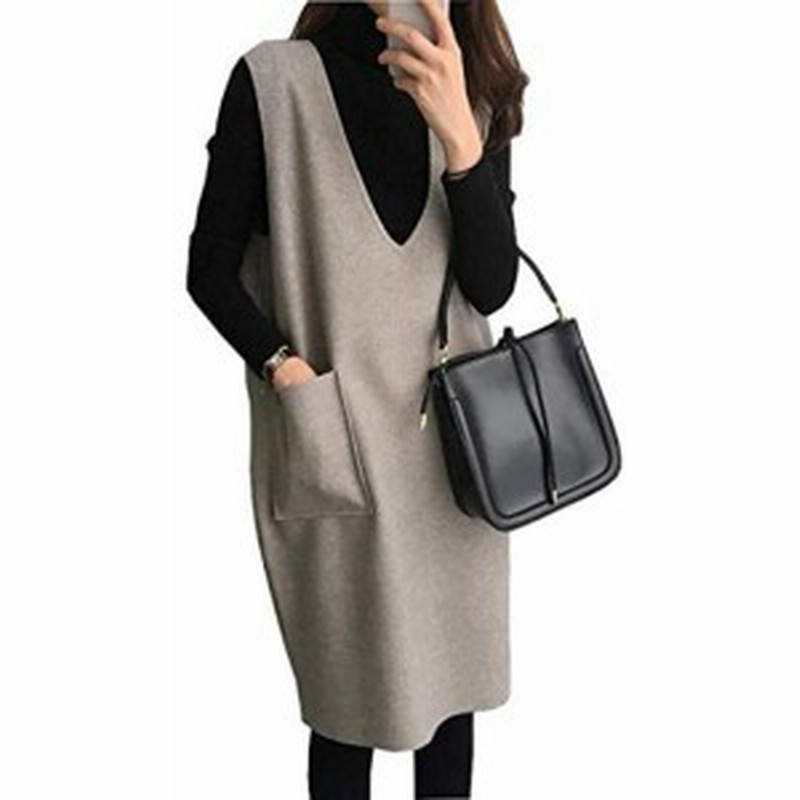 チュニック Iラインワンピース フォーマルワンピース トックリセーターレディース ジャガードニット グレー L 通販 Lineポイント最大4 0 Get Lineショッピング