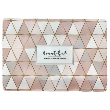 半島良品 厚款科技絨面軟式吸水墊 短款  60 x 40cm  幾何圖