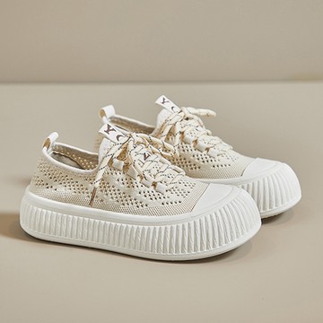 【LN】現+預 網面休閒飛織跑步鞋(時尚/流行/外出/百搭)