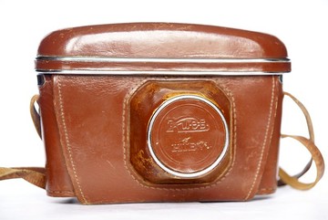 Kiev-4 正品硬質相機包帶皮革 USSR 3/8