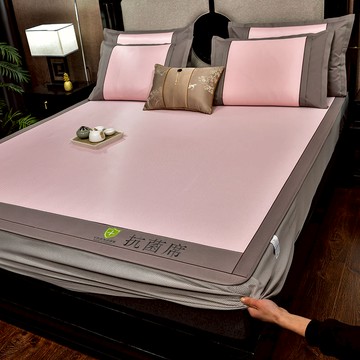 熱銷/免運 羽客高檔冰絲床笠涼席空調席雙人家用床笠可折疊可機洗宿舍軟席子