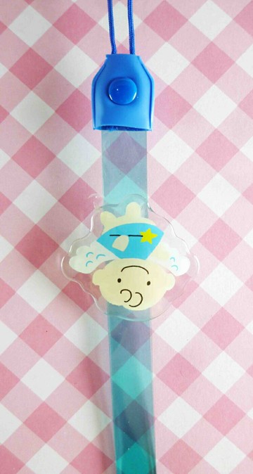 【震撼精品百貨】手機吊飾/鎖圈-動物圖案系列-滿版天使藍 震撼日式精品百貨