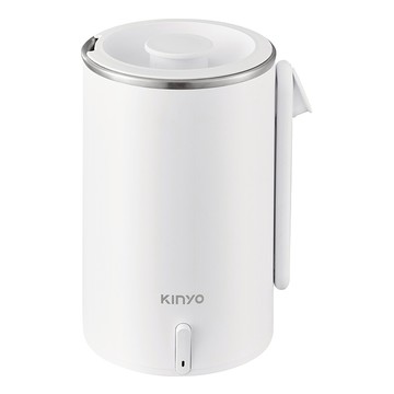 Kinyo 304不鏽鋼隨行快煮壼 附電源線 + 收納袋 123 x 108 x 168mm 580g 600ml  AS-HP65