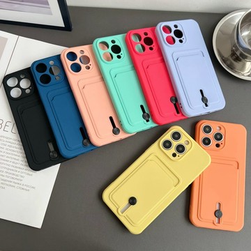 純色膚感糖果色手機殼iPhone18潮17plus蘋果16promax防摔15卡通13 12 11