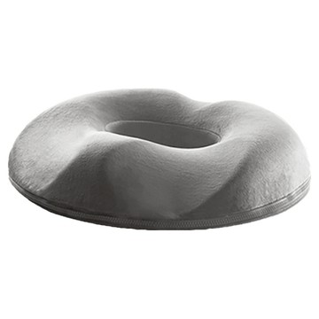 小麥購物 水晶絨 記憶棉坐墊 L721  45 x 41cm  煙灰色