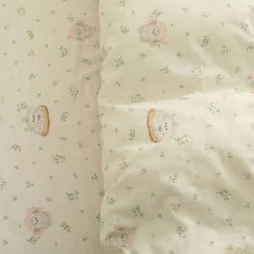 青青小狗夏天季清新母嬰級a類雙層紗布嬰兒童床單單件純棉100全棉