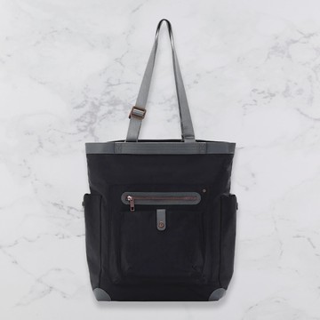 BAGMIO 肩背托特包(墨黑)附防塵袋