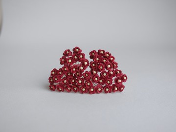 紙花，耗材，100 件。加拿大海葵，大小0.8厘米，深紅色