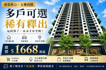 鉅森匯 l 南屯五期捷運宅 l 多戶可選｜台中市南屯區大墩路