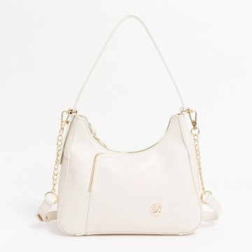 PLAYBOY - 肩背包附長背帶  Enticing系列 - 米白色