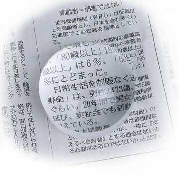 I.L.K. 5x/15D/60mm 日本製光學白玻璃文鎮型放大鏡 1880