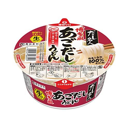 寿がきや カップだし名人博多風あごだしうどん 129g×12個