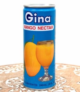 マンゴー ドリンク MANGO NECTAR 240ml   ジュース フィリピンのドリンク GINA(ジーナ) フィリピン料理 カレカレ シニガン 食品 食材 ア