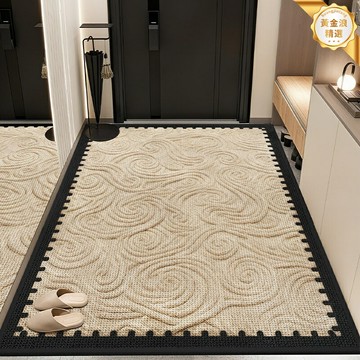 【免洗可擦】入戶門地墊 進門地墊 家用腳墊 玄關地毯 高級感 防滑耐磨 耐髒易清潔 現代簡約家居必備